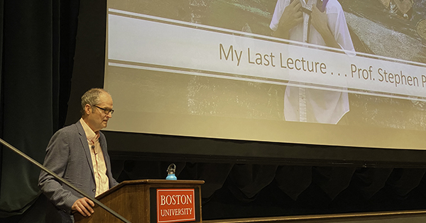 Stephen Prothero Delivers a Deeply Personal, Final BU Lecture - Vimarsana News