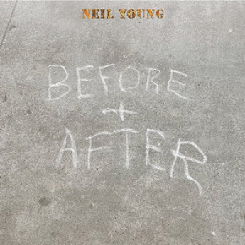 Image: Album cover features a concrete grey background and in text that looks like it was carved into the concrete reads "Before + After".