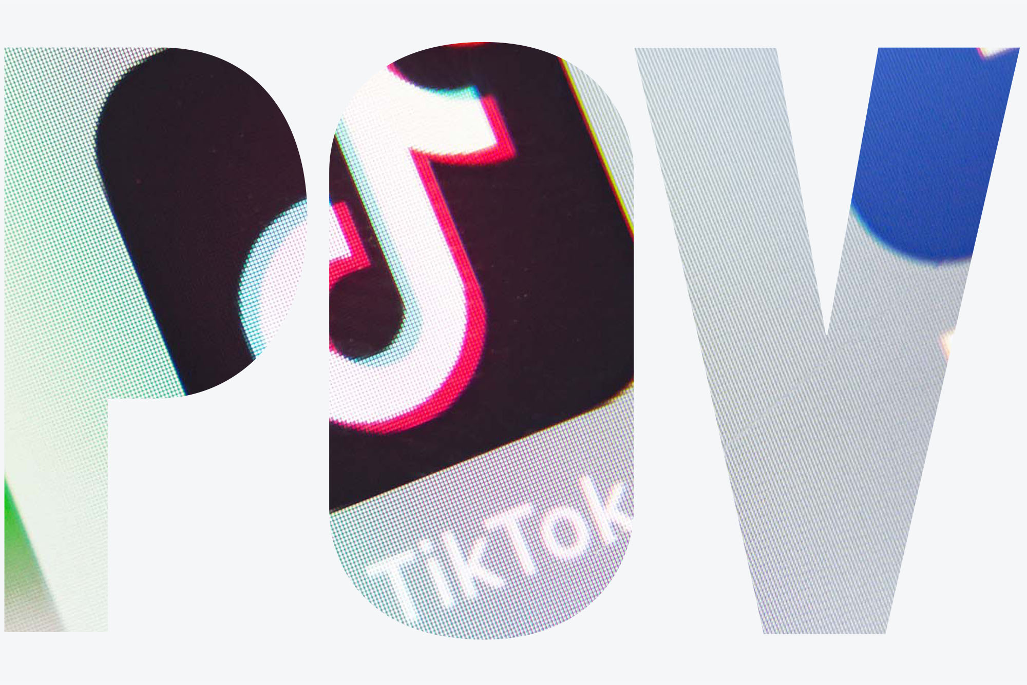 Photo: A screenshot of the "TikTok" app on an IPhone screen. The letters "POV" overlay the picture