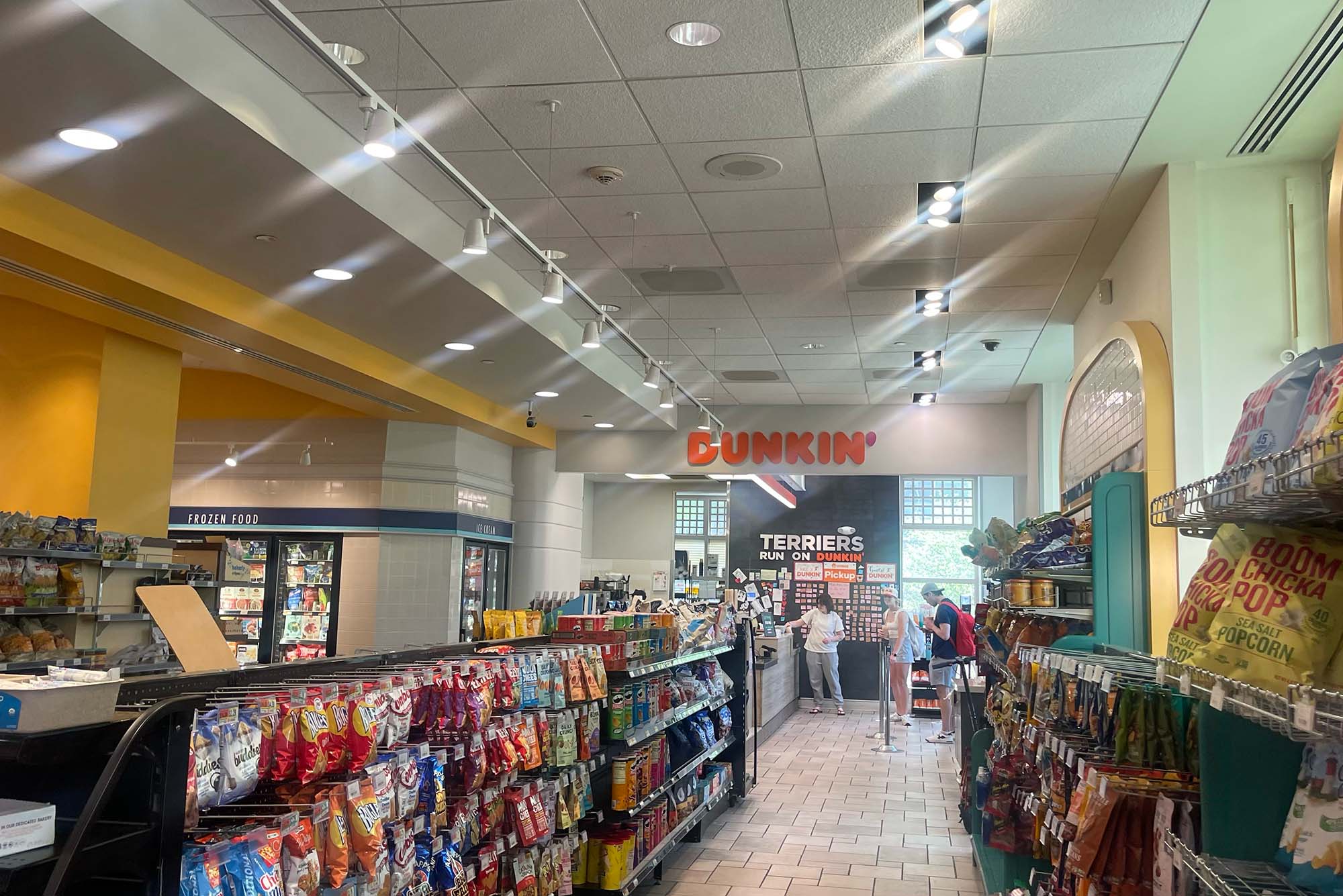 Photo: The Dunkin storefront at Buick Market at Café on Boston University's campus