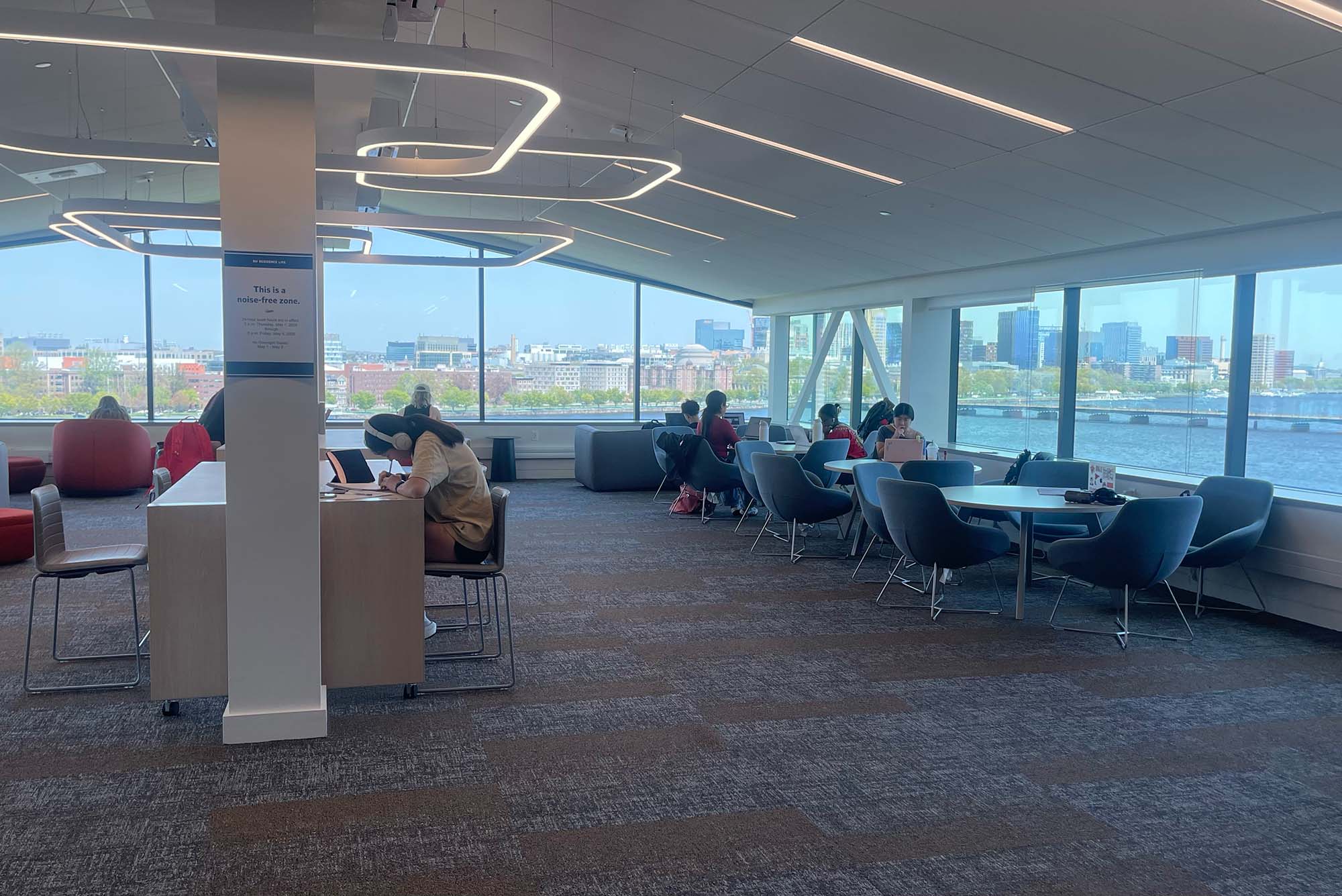 Photo: Kilachand Hall Study Lounge at Boston University