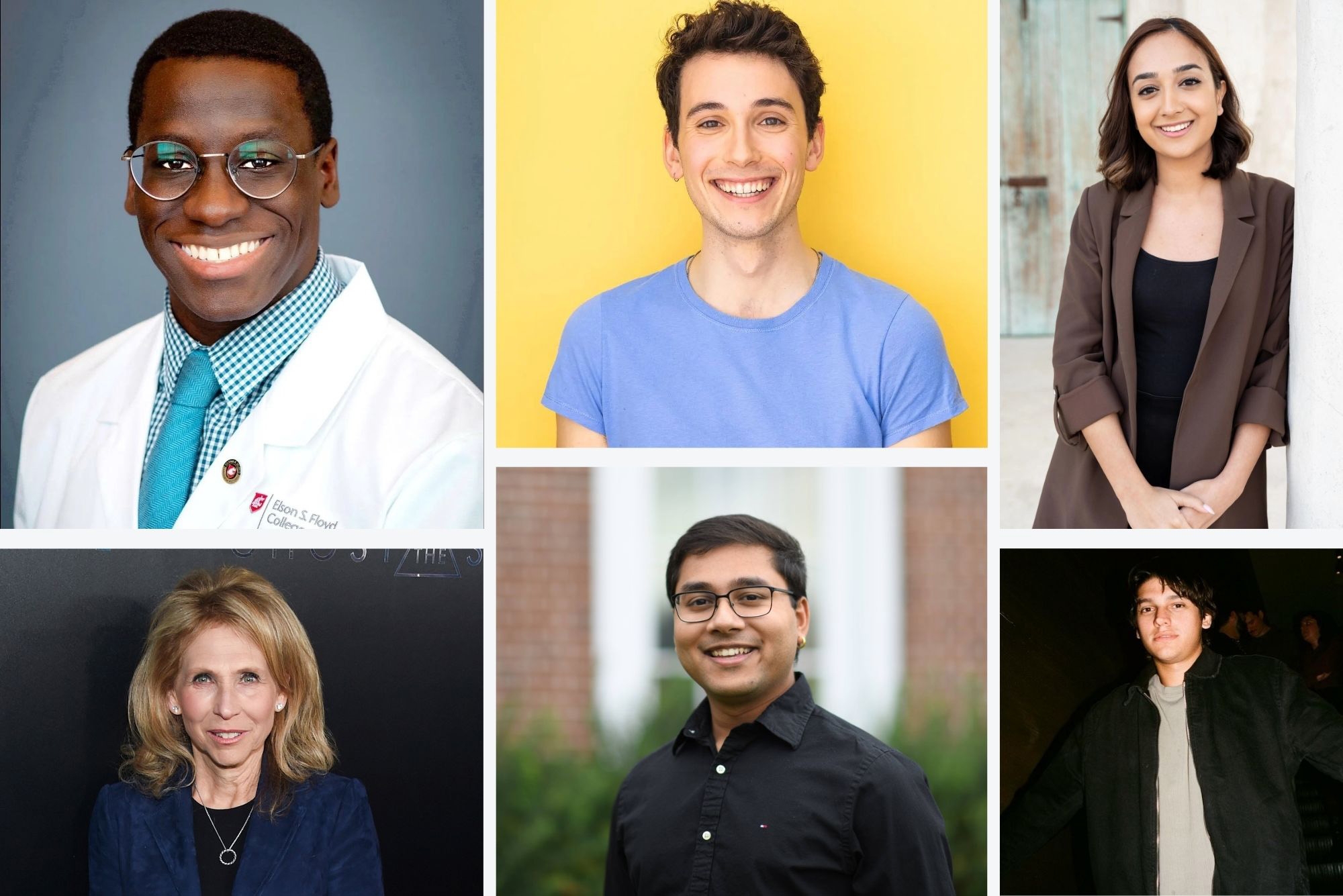 Photo: A composite image of six headshots of Forbes' list honorees