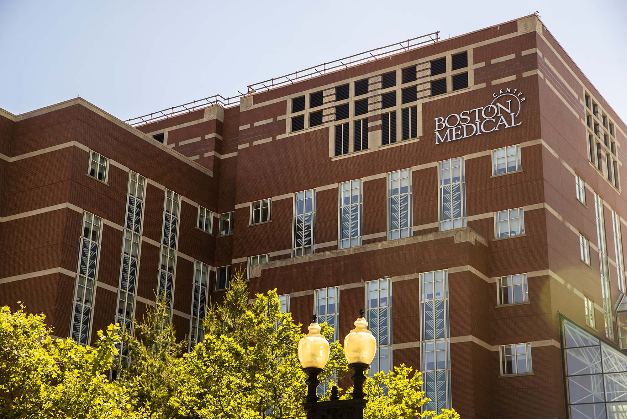 Photo: Exterior of Boston Medical Center on a sunny day