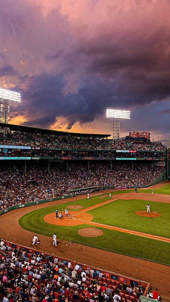 Photo: Fenway Park in Boston, MA during a packed Red Sox game