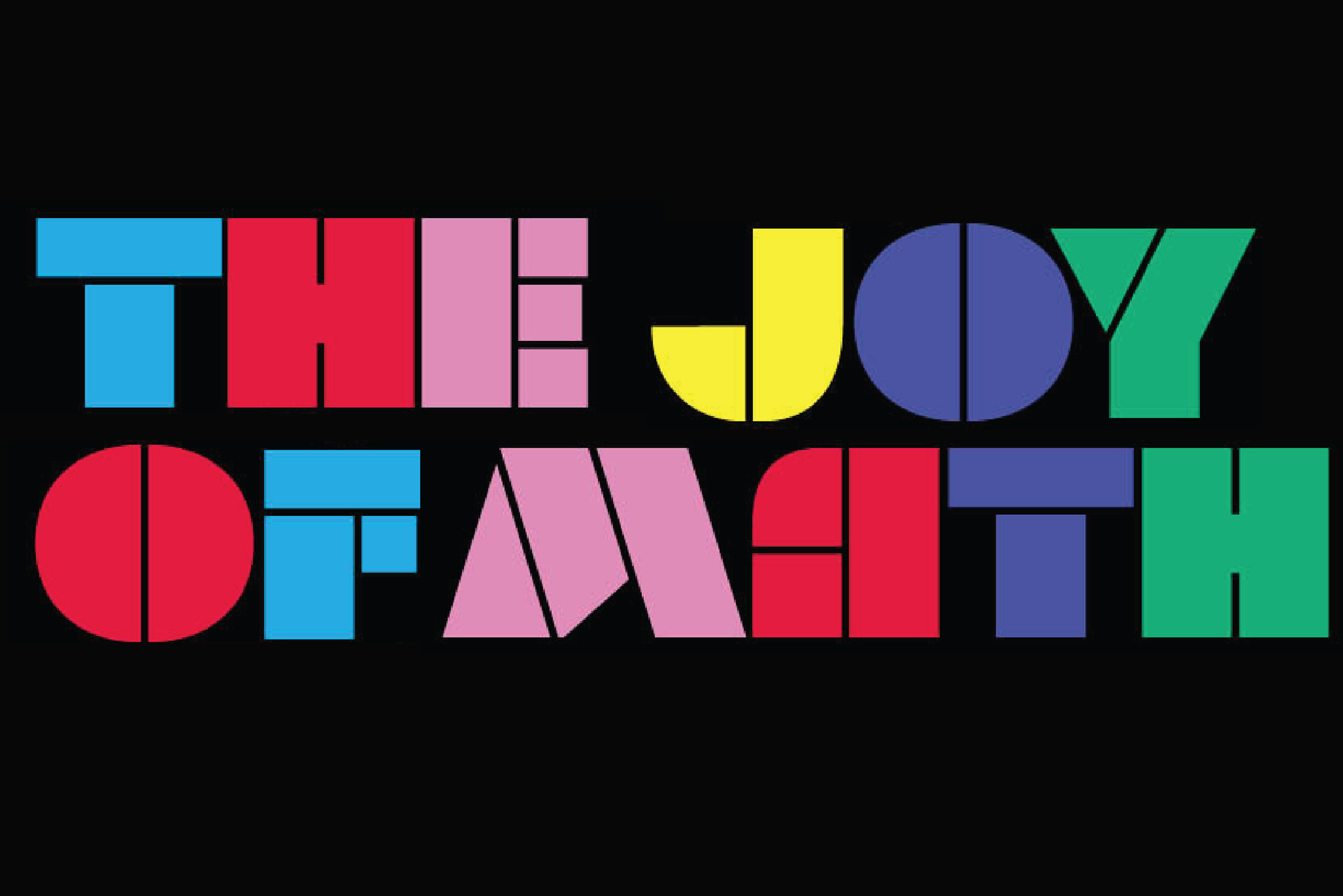 Photo: Colorful block letters that spell out 