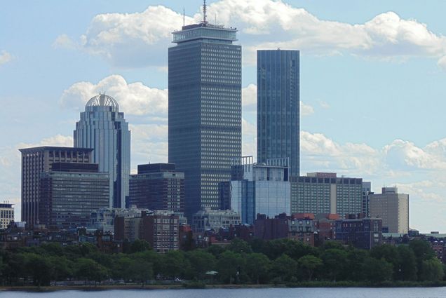 Photo: Boston skyline on a sunny day
