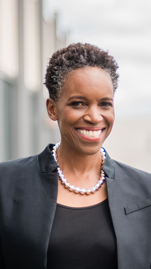 Photo: A vertical headshot of Melissa Gilliam, president of Boston University