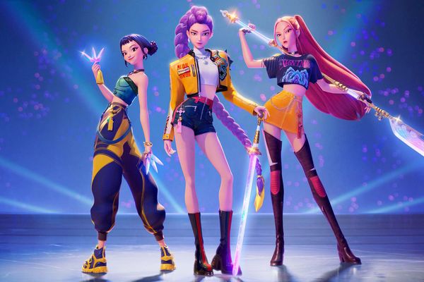 A still from Netflix’s KPop Demon Hunters
