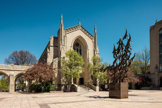 Photo: The exterior of Marsh Chapel at Boston University