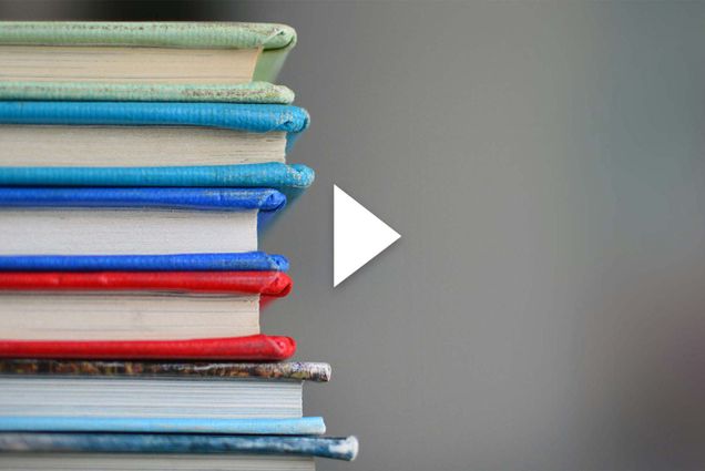 Photo: Stock image of a stack of books.