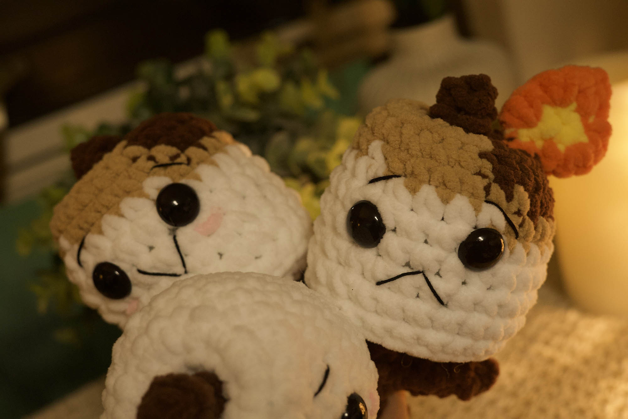 Photo: A group of crocheted marshmallows