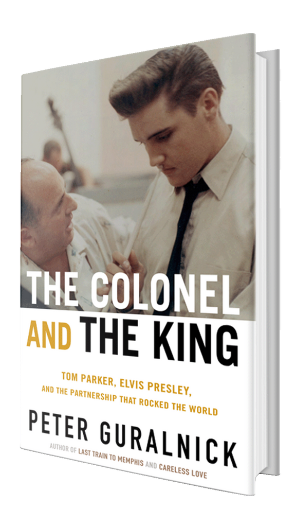 Photo: The book cover of "The Colonel and the King," with a picture of Elvis Presley and Tom Parker on the front, by Peter Guralnick