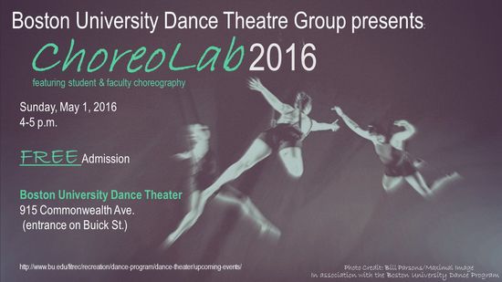 Choreolab 2016 Flier
