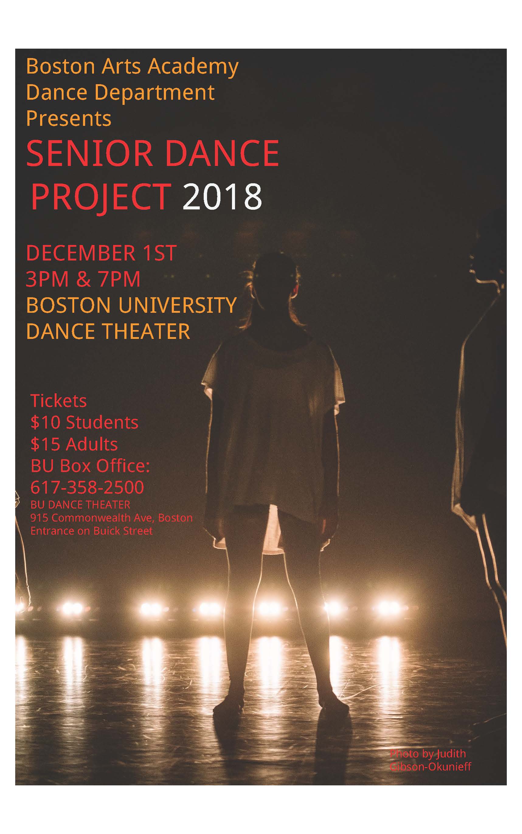 Senior Dance Project 2018 – 12.1 | Fitness &amp; Recreation Center