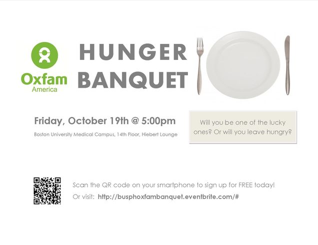 Oxfam Promotional Poster