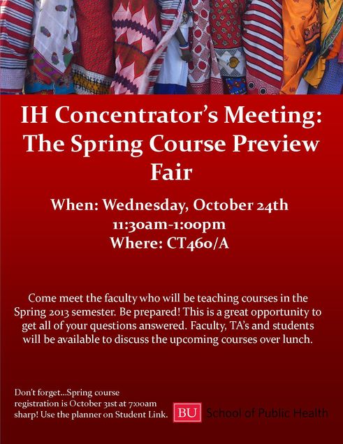 spring course preview fair 2013