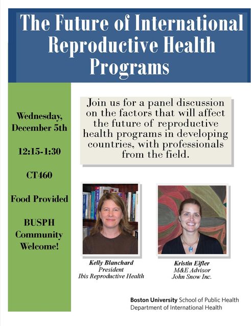 SSGH The future of international reproductive health programs