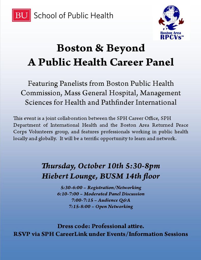 IH Career Panel event