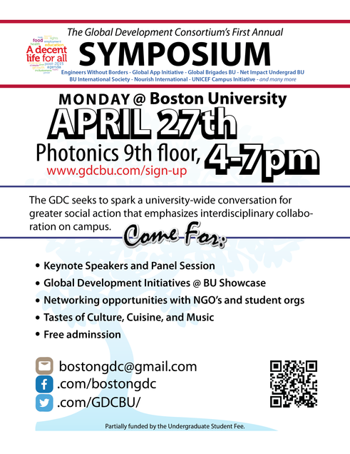 GDC Symposium Flyer