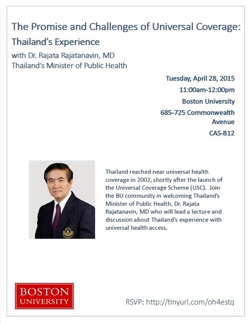 Thai Minister Poster