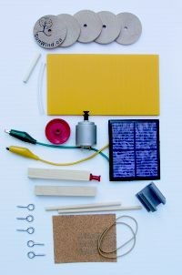 Sunny Side up Solar Car Kit Parts