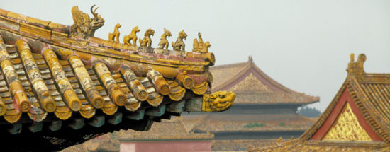 Beijing rooftops