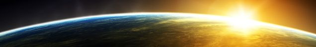 image of the earth horizon from space