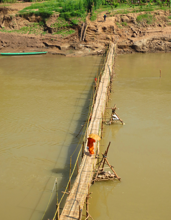 2013 GP Photo Contest thrird place winner Monk Crossing the Mekong River in Viet Nam