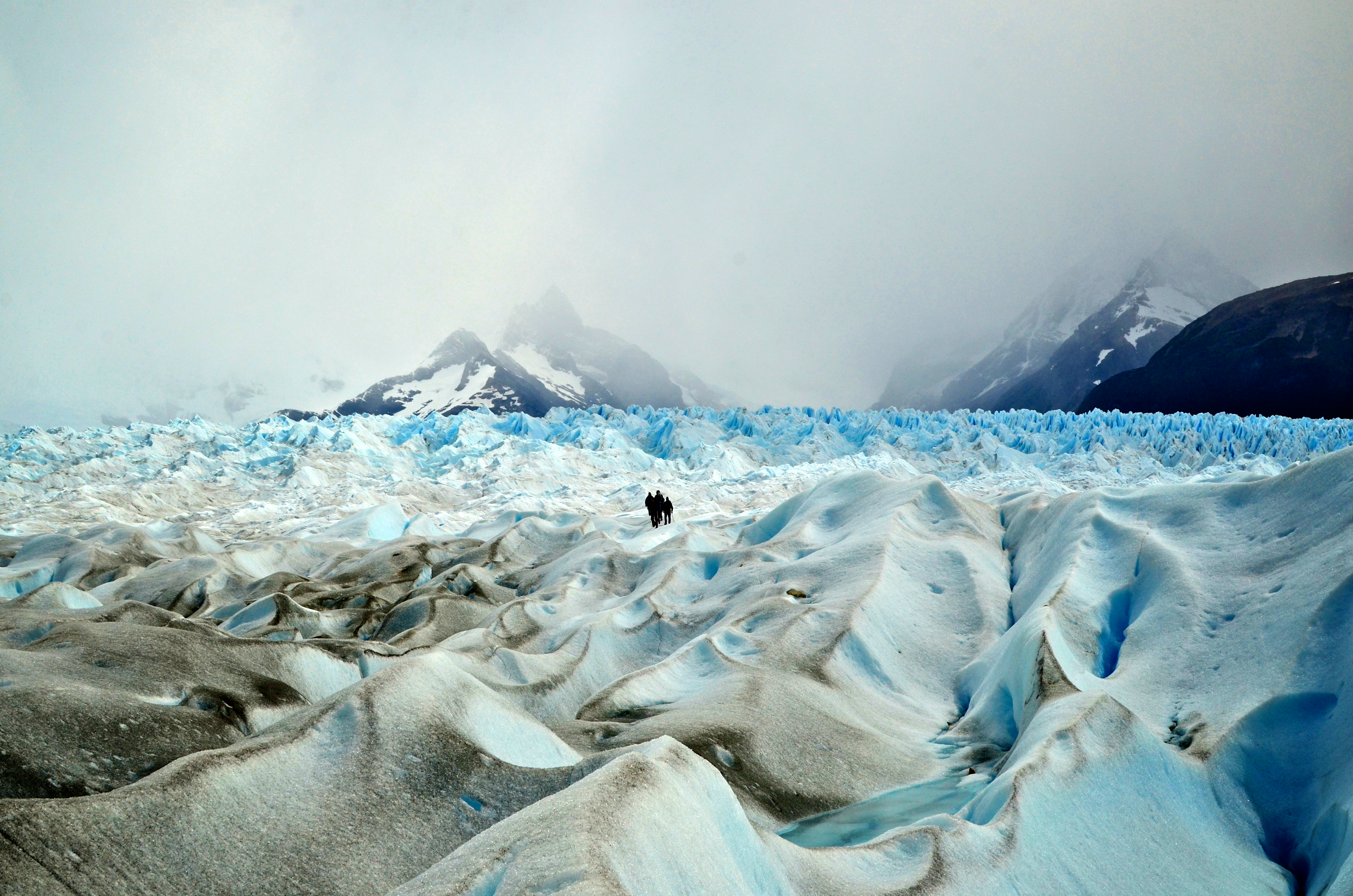 2014 GP Photo Contest 2nd place people walking on a glacier in Patagonia