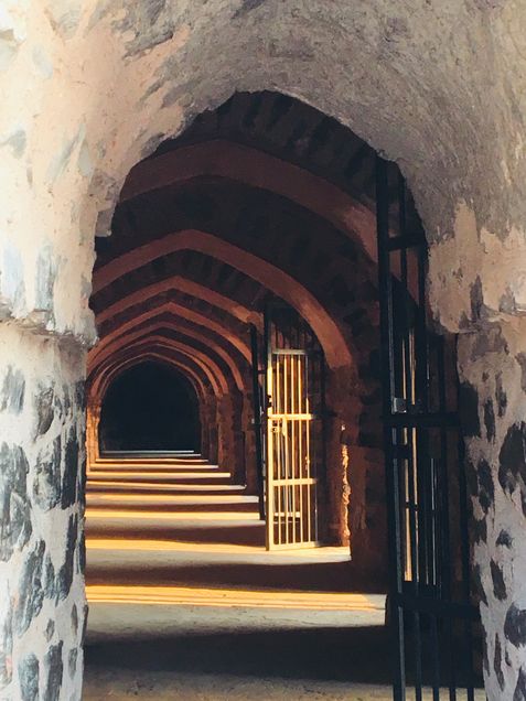 2020 GP Photo Contest Finalist arched hallway with gates in New Delhi India