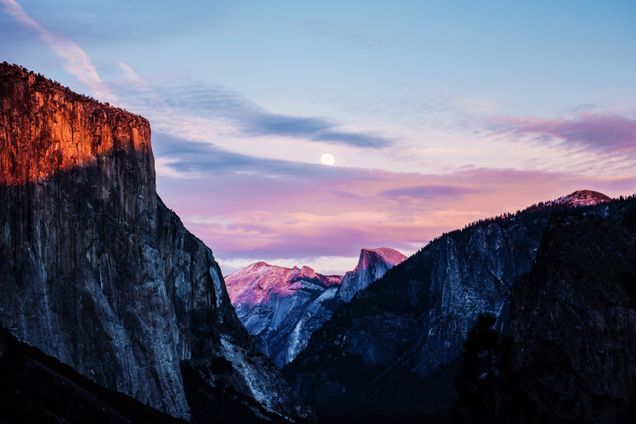 2018 GP Photo Contest Finalist view of Yosemite at dusk