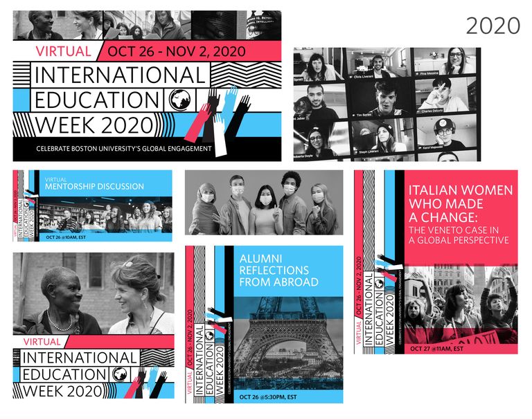 images from 2020 IEW events