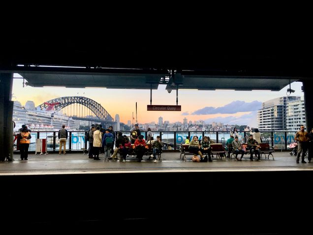 2018 GP Photo Contest Finalist view of Sydney from Circular Quay station