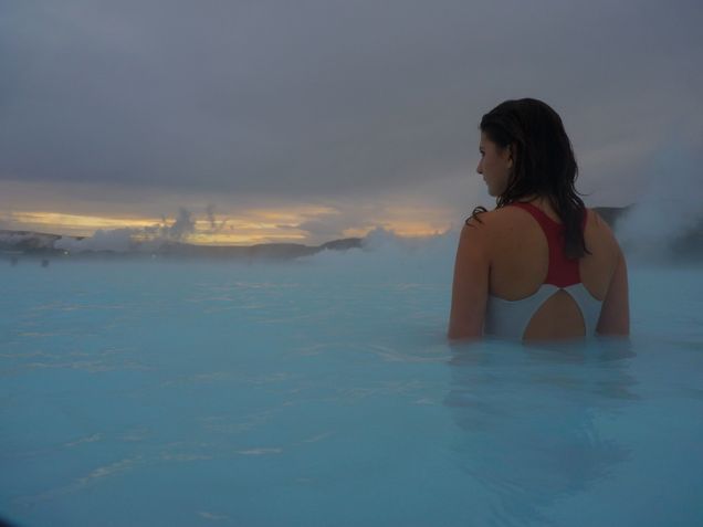 2013 GP Photo Contest Finalist woman in the blue lagoon in Iceland