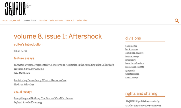 screenshot of a text-filled website