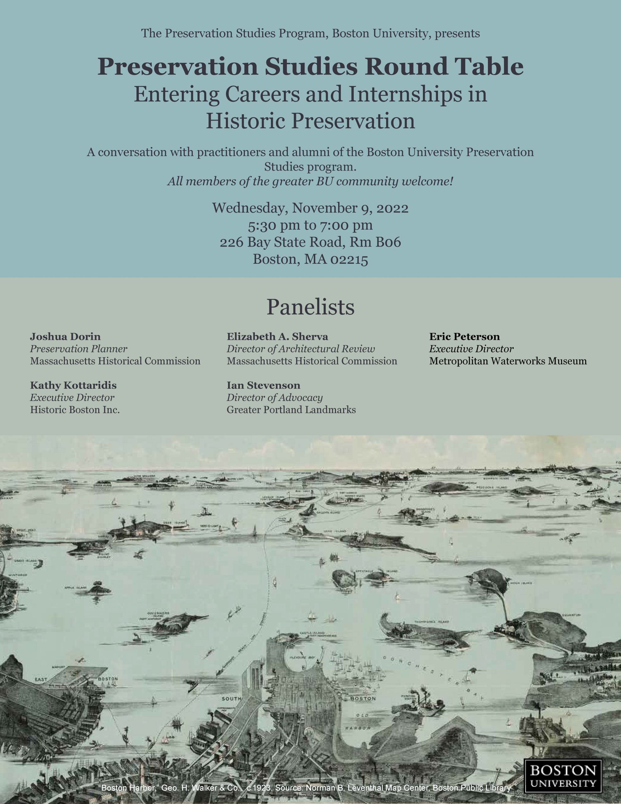 Preservation Studies Round Table Entering Careers and Internships in