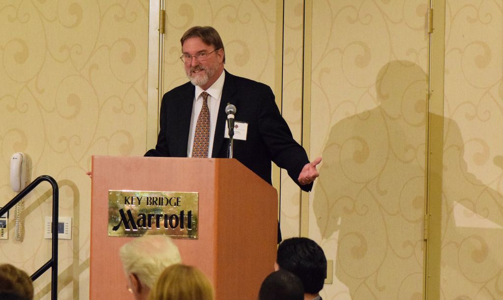 John Sedlins, Chief of the Office of Global Educational Programs at the U.S. Dept. of State, addressing the 2015–2016 cohort
