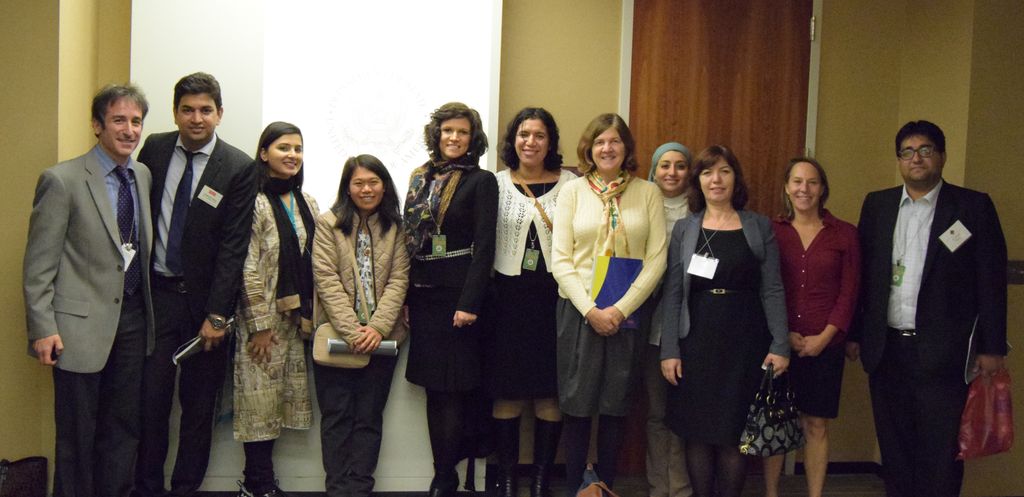 Our cohort at the State Department with Office of English Language Programs Branch Chief Alice Murray and Youth Programs Division Branch Chief Michele Peters