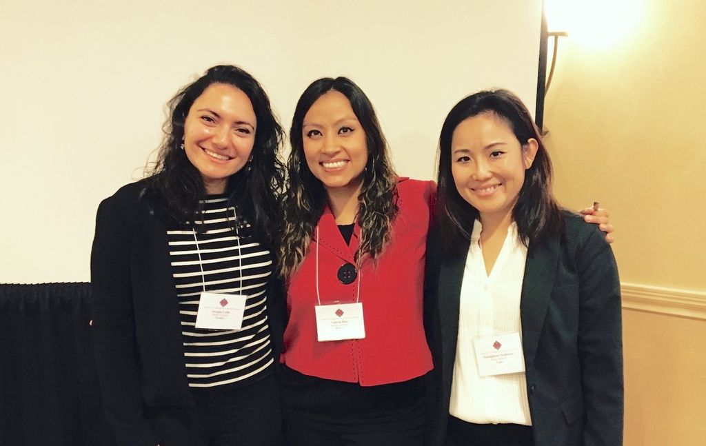 GLF presenters Sevgim Çisel Çelik Keskin, Valeria Rios Molina, and Pakaiphone Syphoxay