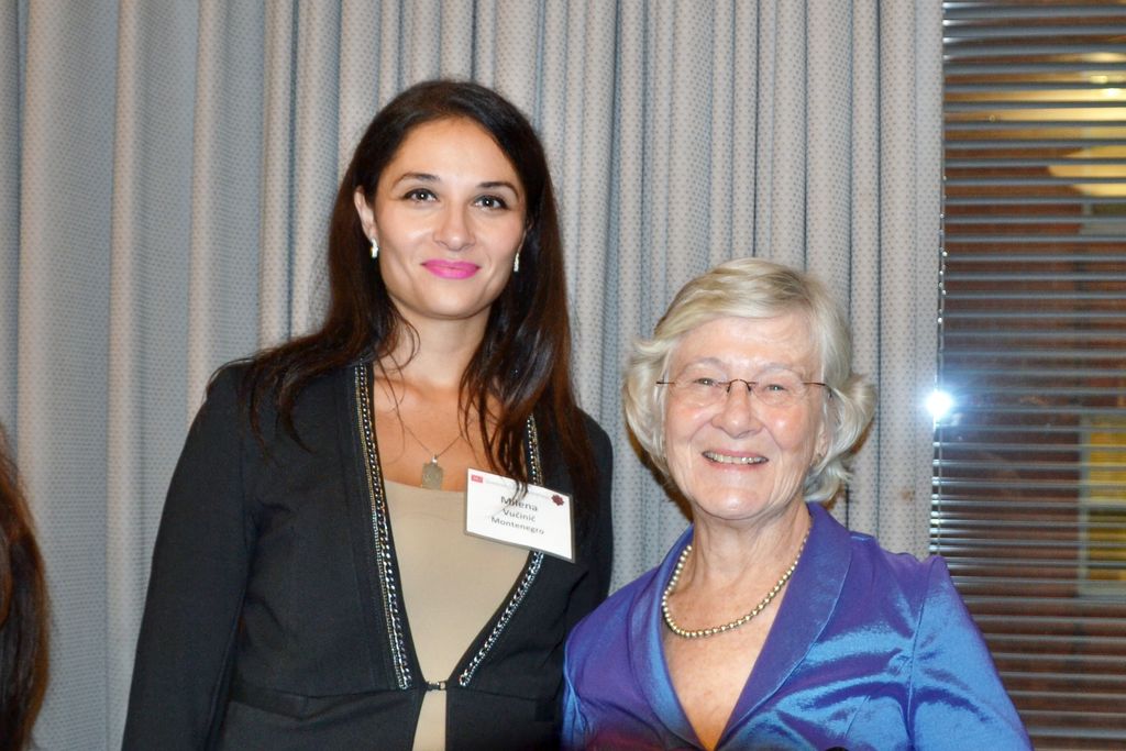 2017 Fellow Milena Vucinic with former HHHP Director Sonia Parker