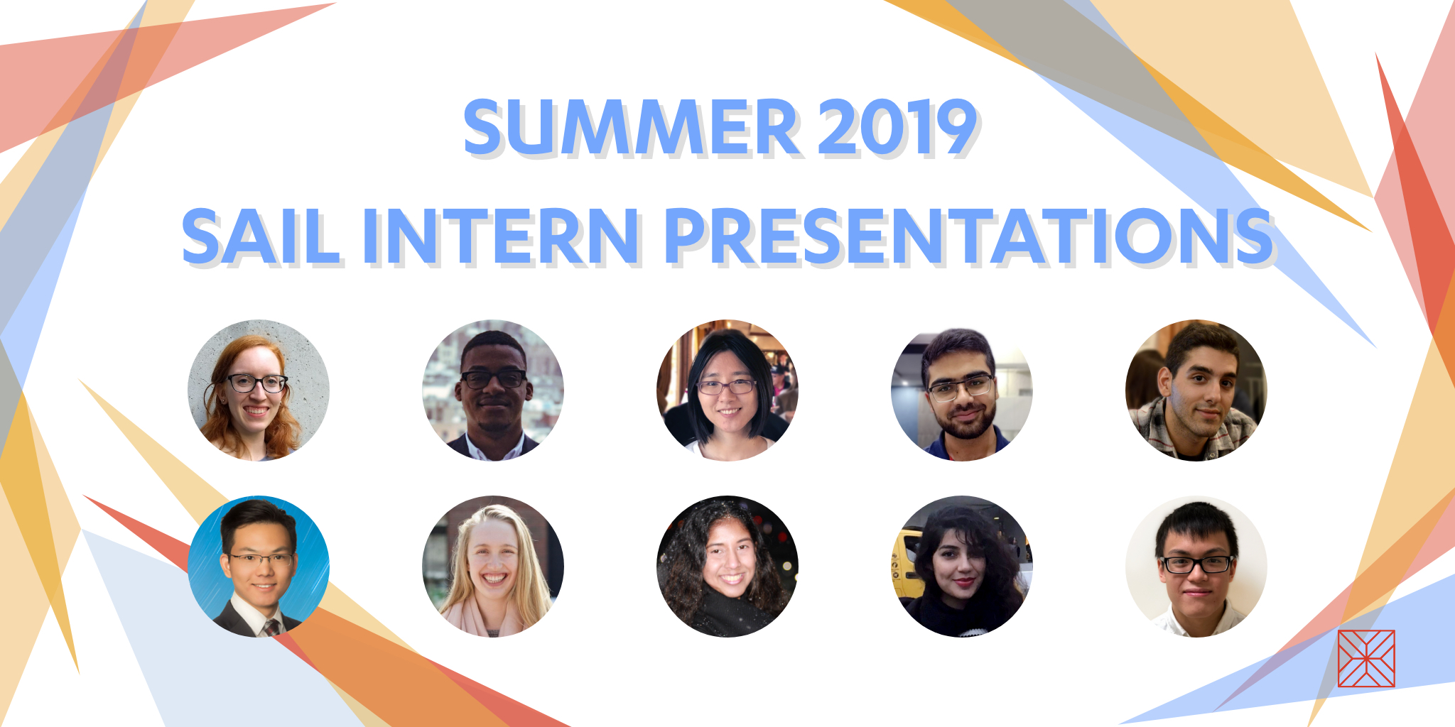 Summer 2019 SAIL Intern Presentations
