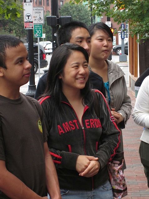 Students on Tour Walking tour