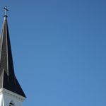 Photo: A stock image of a church a New England steeple on a clear day.