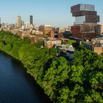 Photo: Boston skyline from BU Bridge on a sunny day