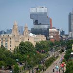 Photo: Boston University's Charles River Campus on a sunny day