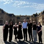 Photo: SHA students standing outside of the Palace of Versailles in France