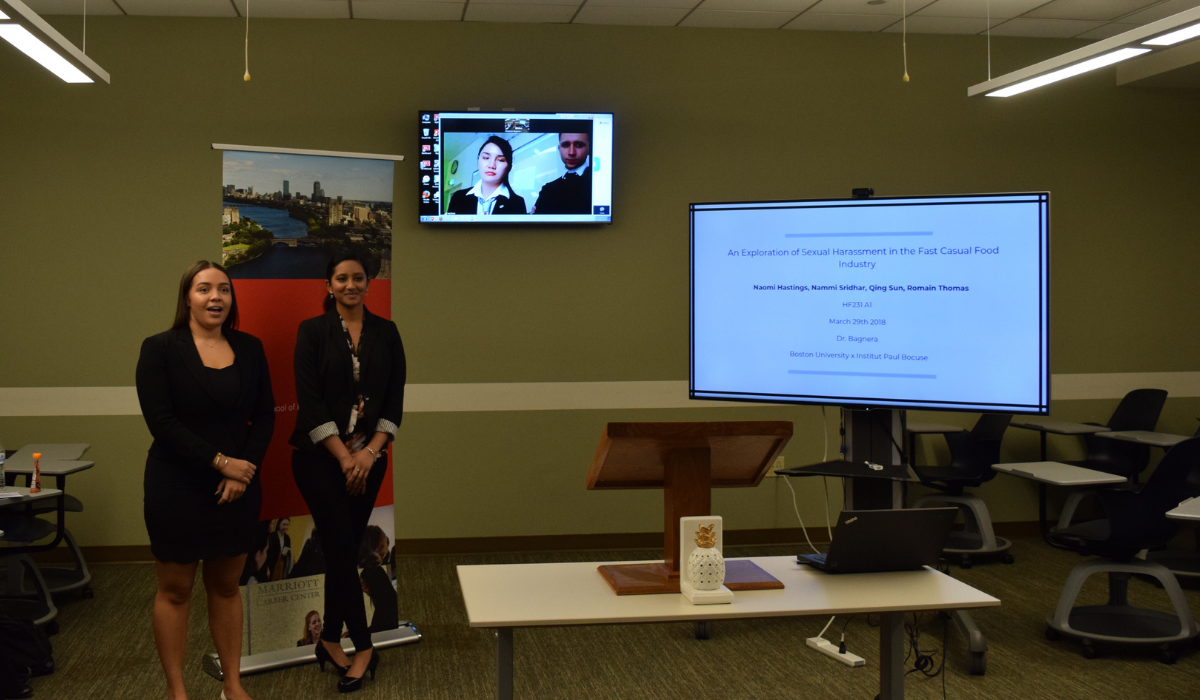 Students Presenting