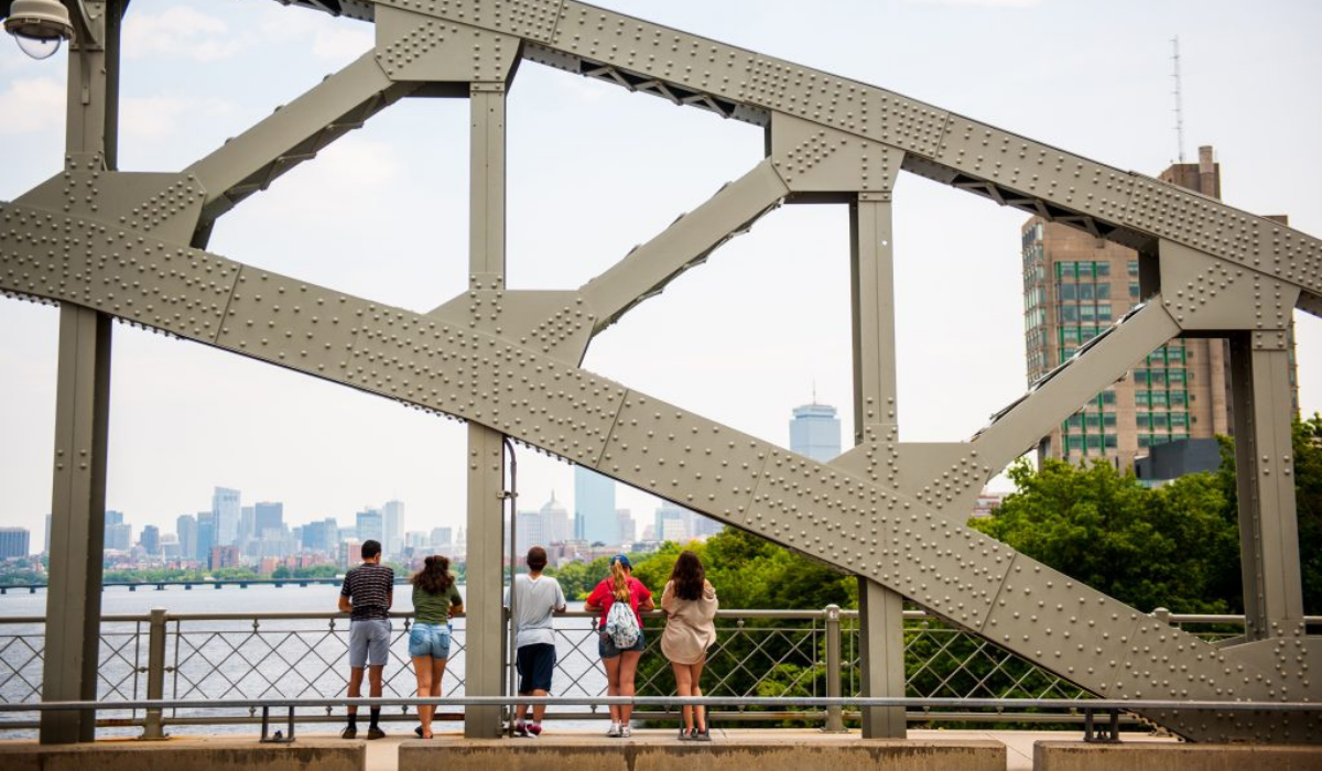 Students at BU Bridge