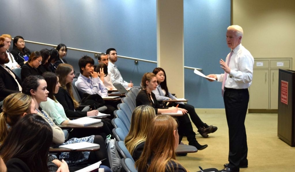 SHA Lecture featuring students