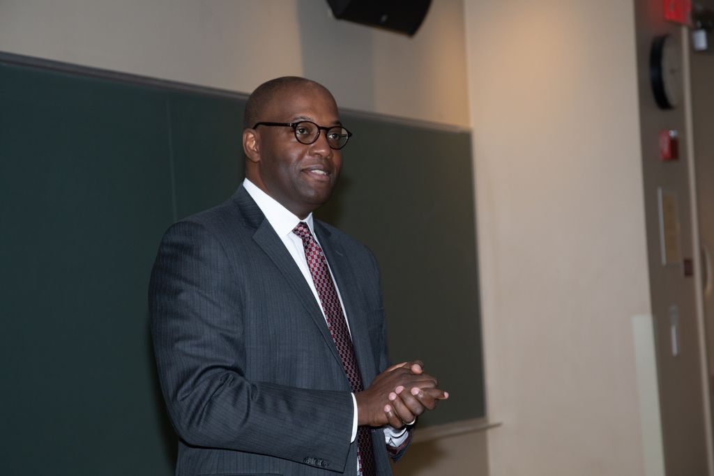 Ray Bennett sharing his professional experiences during the 2022 P.O.C. Ph.D. Pathway in Hospitality & Tourism Conference held at at BU School of Hospitality Administration